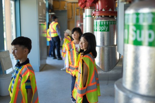 Kid's tour of the Alexandra District Energy Utility Centre